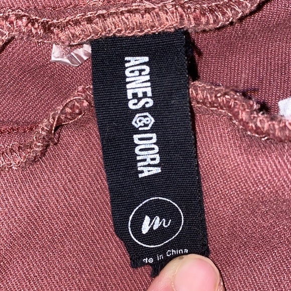 Agnes & Dora dusty pink distressed Jeggings - Picture 10 of 10